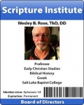 Dr Wesley B Rose